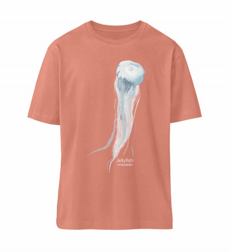 Jelly Fish - Relaxed Bio T-Shirt - rose clay