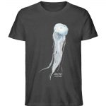 Jelly Fish – Unisex Bio T-Shirt – dark heather grey