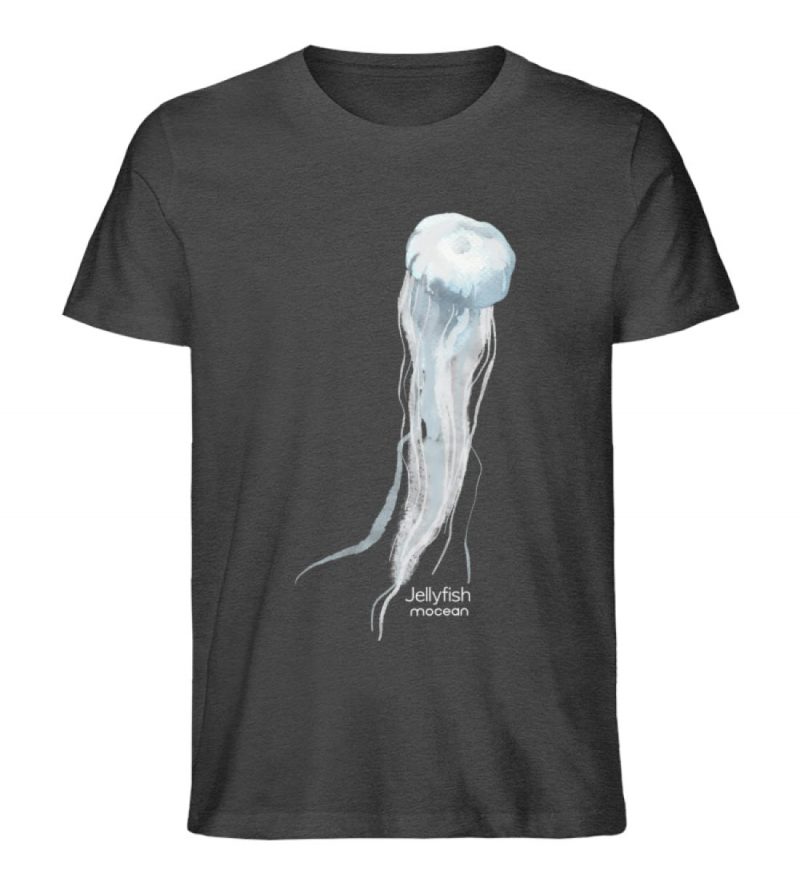 Jelly Fish - Unisex Bio T-Shirt - dark heather grey