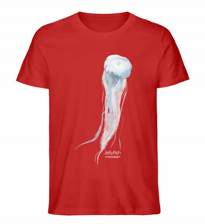 Jelly Fish - Unisex Bio T-Shirt - red