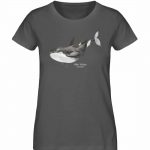 Killer Whale – Damen Premium Bio T-Shirt – anthracite