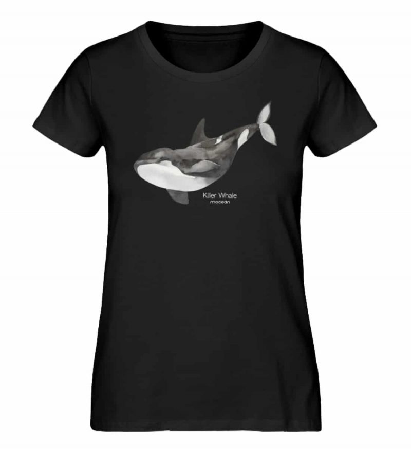 Killer Whale - Damen Premium Bio T-Shirt - black