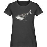 Killer Whale – Damen Premium Bio T-Shirt – dark heather grey
