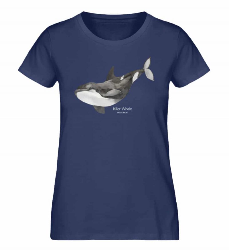 Killer Whale - Damen Premium Bio T-Shirt - french navy