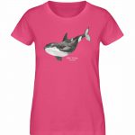 Killer Whale – Damen Premium Bio T-Shirt – pink punch