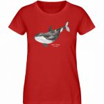 Killer Whale – Damen Premium Bio T-Shirt – red