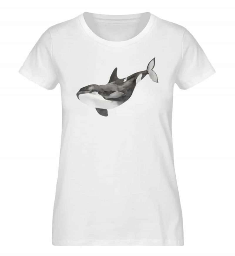 Killer Whale - Damen Premium Bio T-Shirt - white