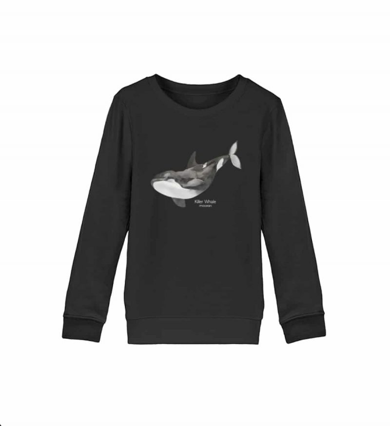 Killer Whale- Kinder Bio Sweater - black