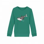 Killer Whale- Kinder Bio Sweater – green