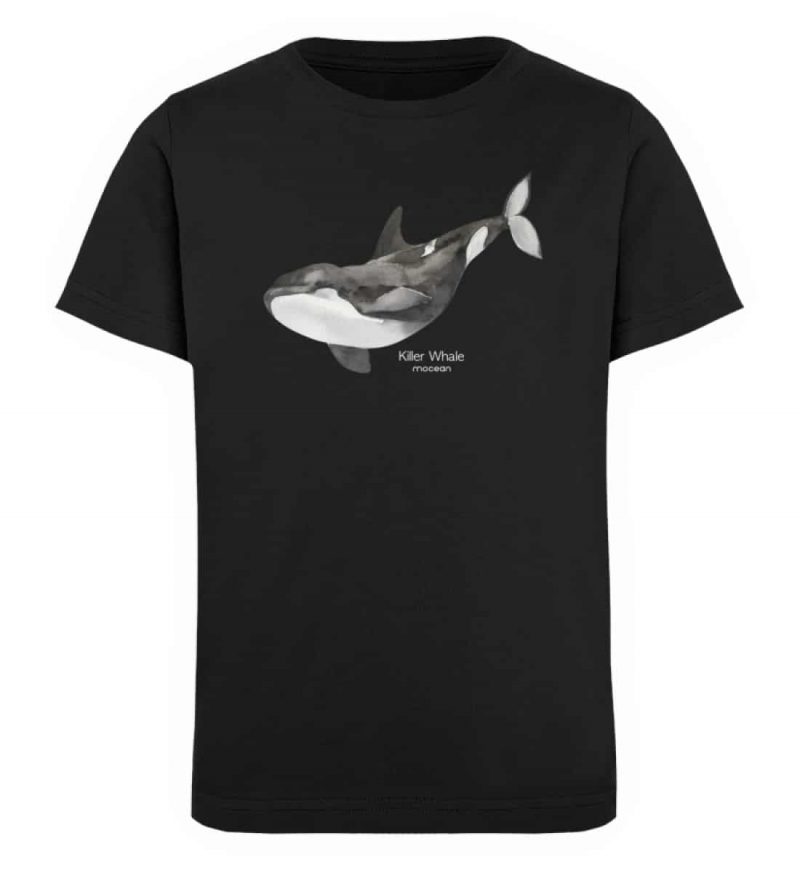 Killer Whale - Kinder Organic T-Shirt - black