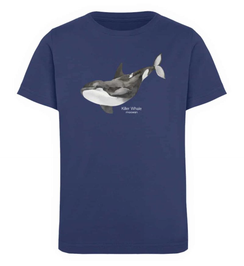Killer Whale - Kinder Organic T-Shirt - french navy