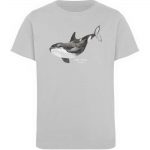 Killer Whale – Kinder Organic T-Shirt – heather grey