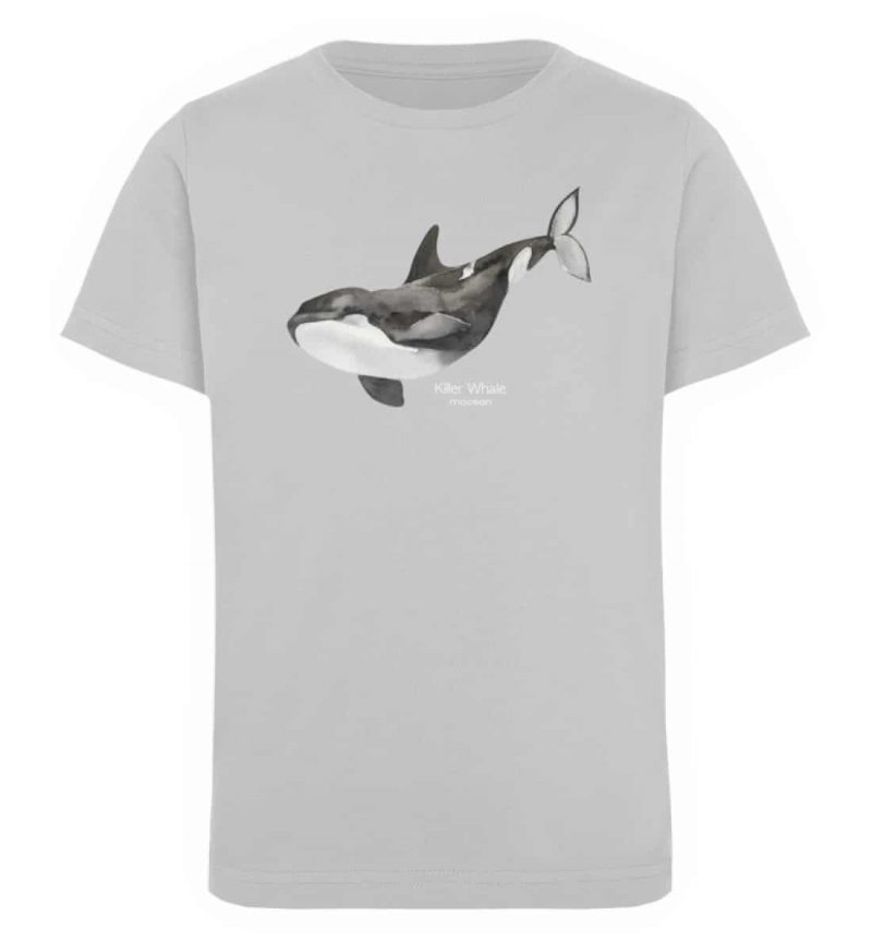 Killer Whale - Kinder Organic T-Shirt - heather grey