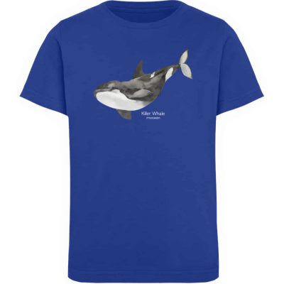 Killer Whale - Kinder Organic T-Shirt - royal blue