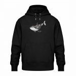 Killer Whale – Relaxed Bio Hoodie – black