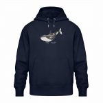 Killer Whale – Relaxed Bio Hoodie – blue