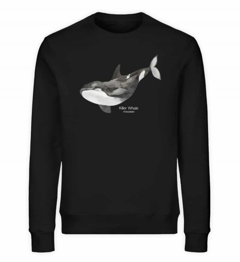 Killer Whale - Unisex Bio Sweater - black