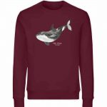 Killer Whale – Unisex Bio Sweater – burgundy