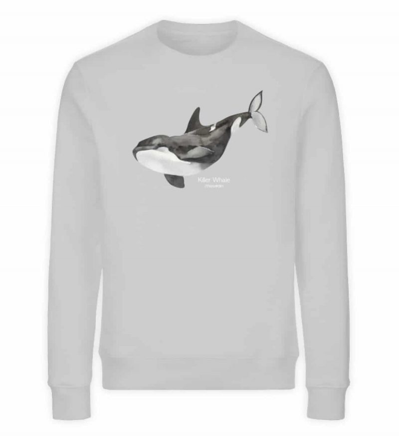 Killer Whale - Unisex Bio Sweater - heather grey