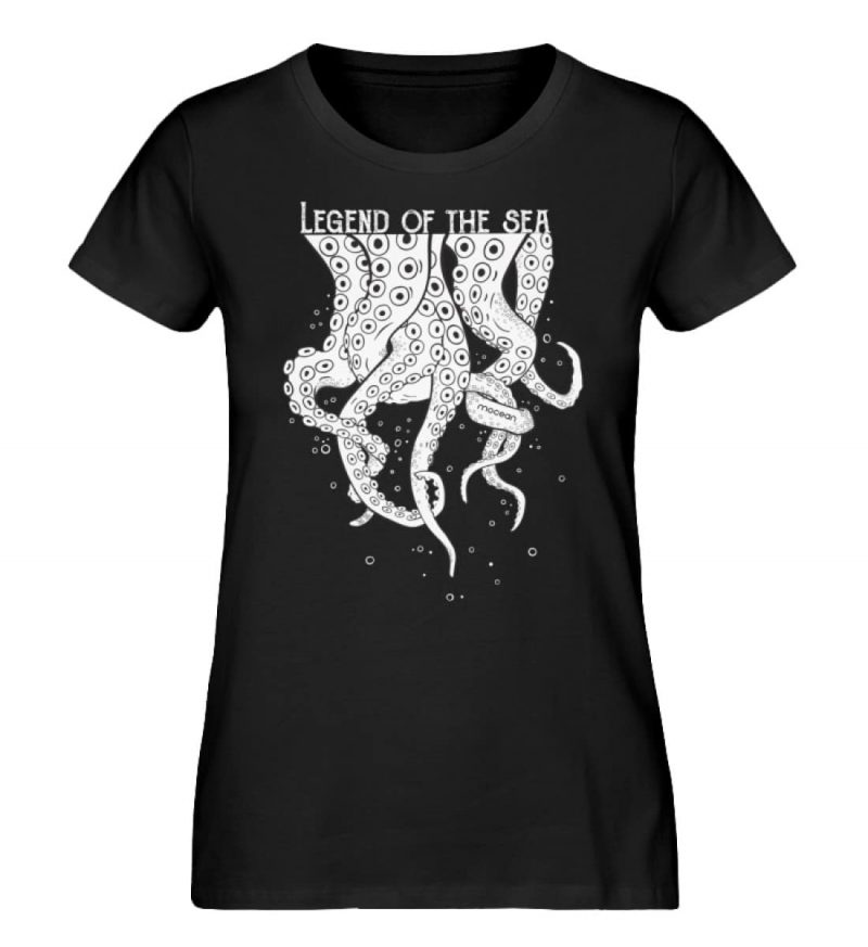 Legend of the Sea - Damen Premium Bio T-Shirt - black