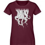 Legend of the Sea – Damen Premium Bio T-Shirt – burgundy