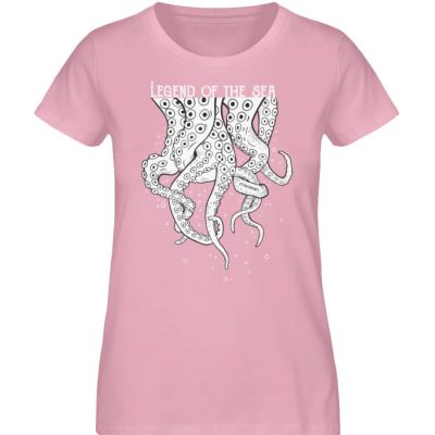 Legend of the Sea - Damen Premium Bio T-Shirt - cotton pink