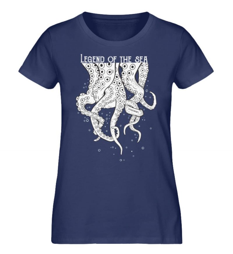Legend of the Sea - Damen Premium Bio T-Shirt - french navy