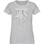Legend of the Sea – Damen Premium Bio T-Shirt – heathergrey