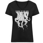 Legend of the Sea – Damen Bio V T-Shirt – black