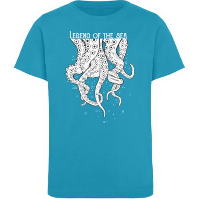 Legend of the Sea - Kinder Organic T-Shirt - azure