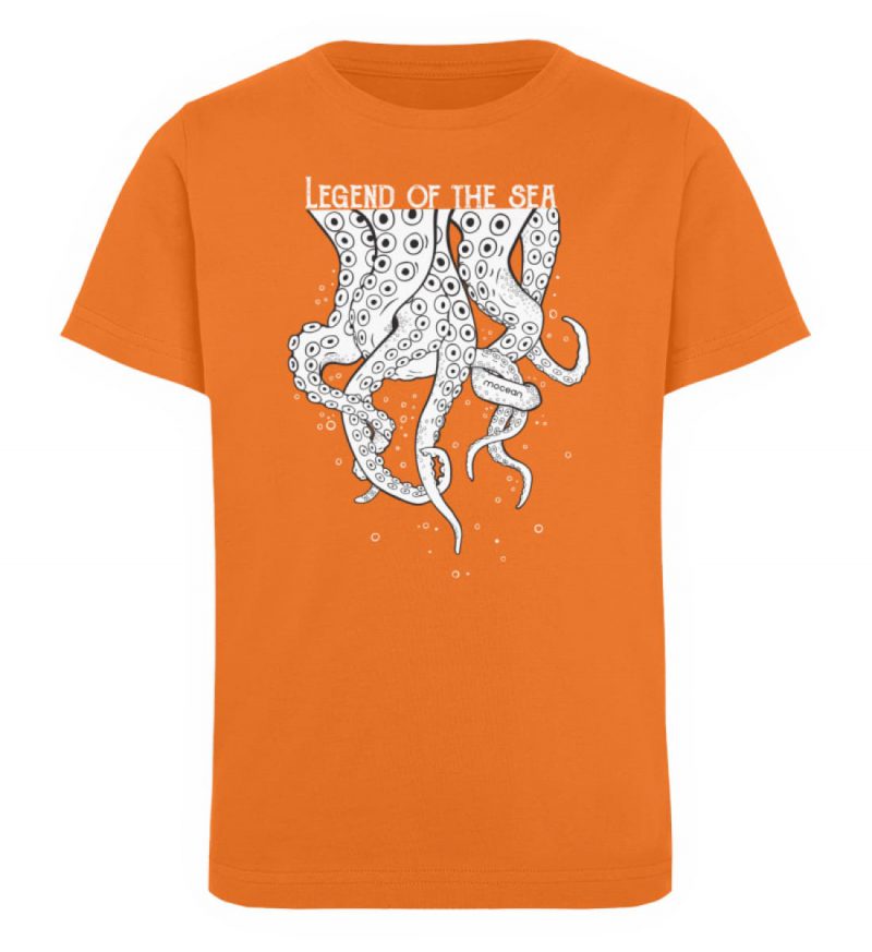 Legend of the Sea - Kinder Organic T-Shirt - bright orange