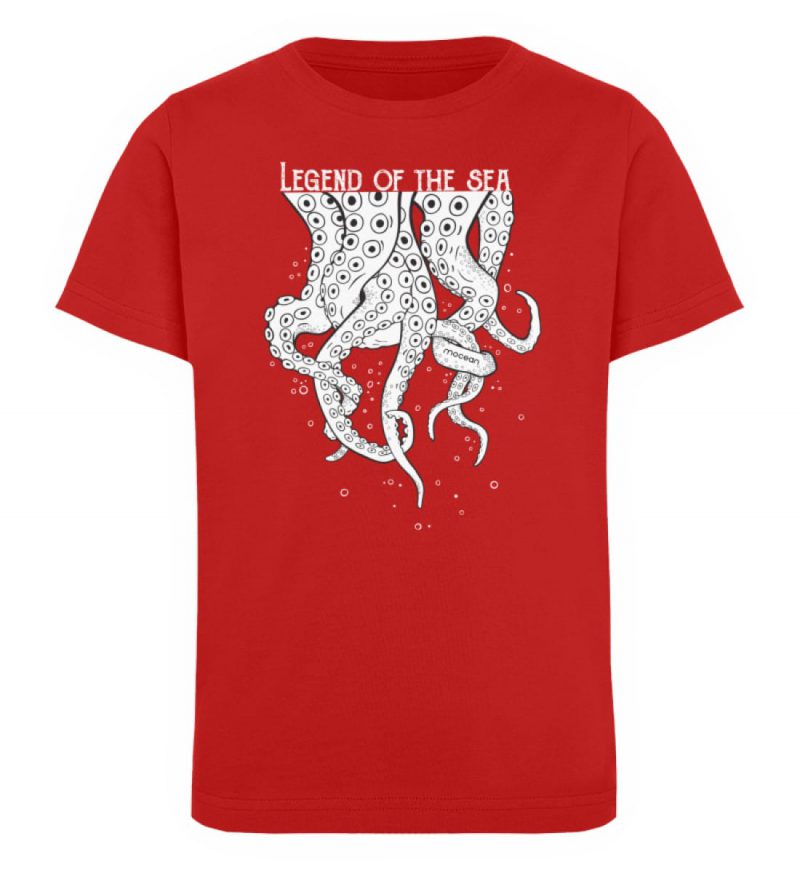 Legend of the Sea - Kinder Organic T-Shirt - red