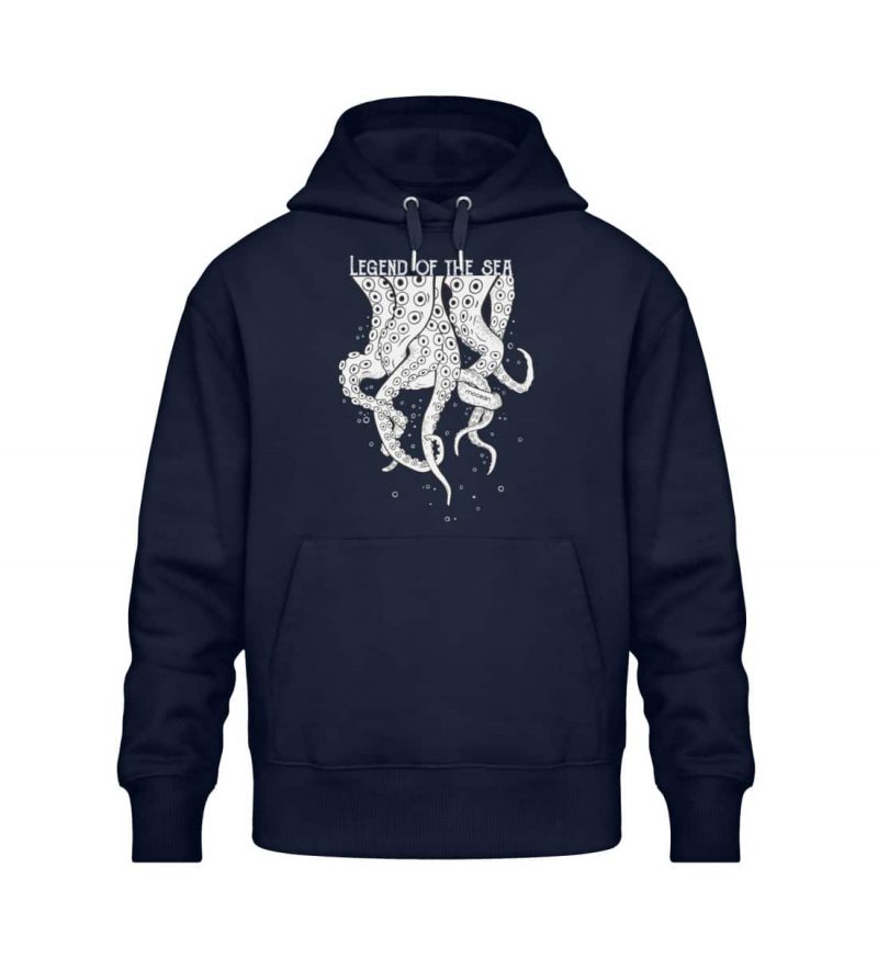 Legend of the Sea - Relaxed Bio Hoodie - blue
