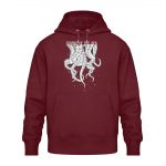 Legend of the Sea – Relaxed Bio Hoodie – burgundy
