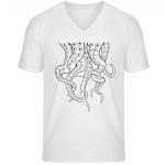 Legend of the Sea – Unisex Bio V T-Shirt – white