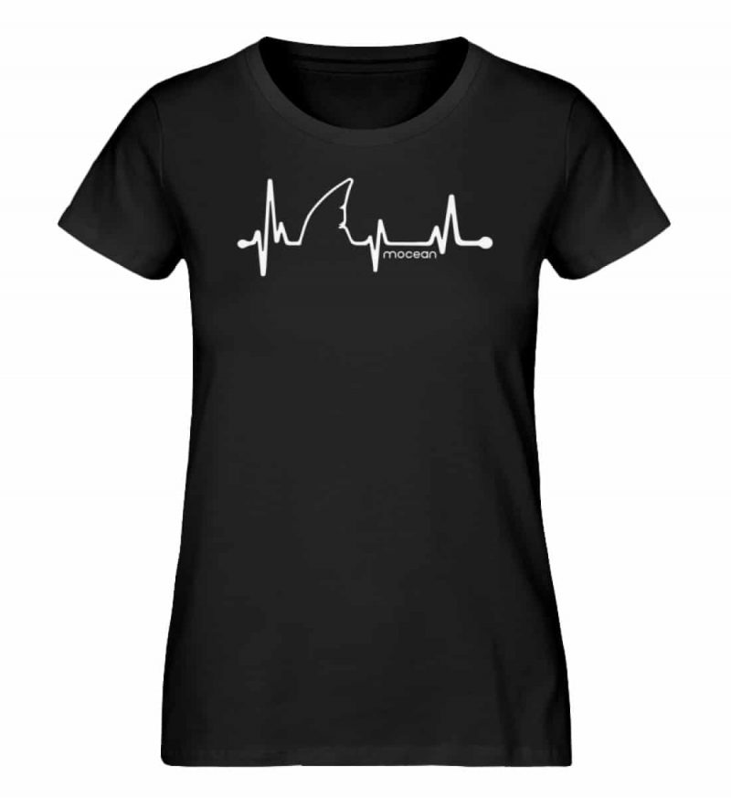 Love Shark - Damen Premium Bio T-Shirt - black