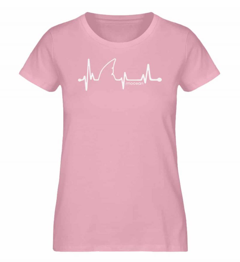Love Shark - Damen Premium Bio T-Shirt - cotton pink