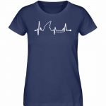 Love Shark – Damen Premium Bio T-Shirt – french navy