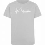Love Shark – Kinder Organic T-Shirt – heather grey