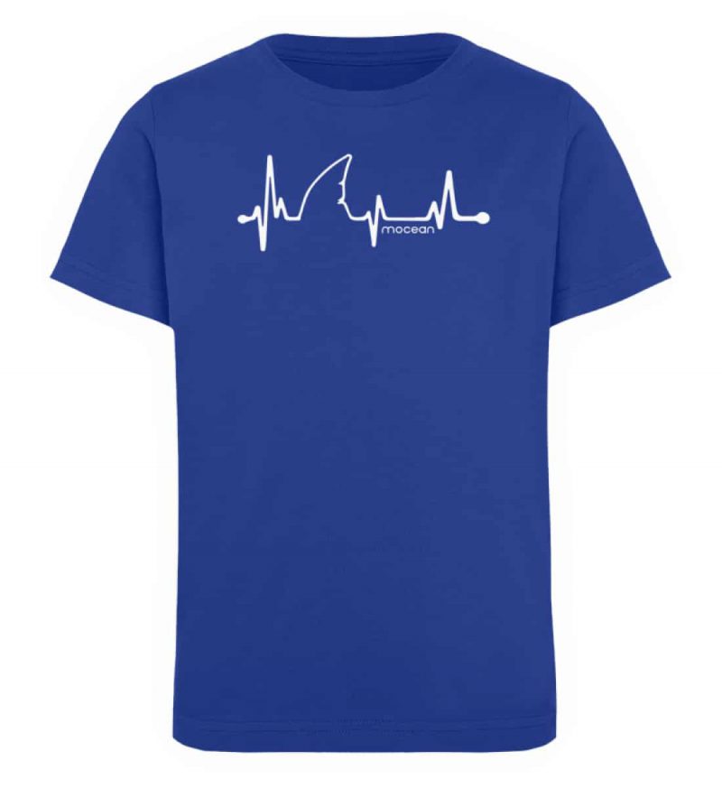 Love Shark - Kinder Organic T-Shirt - royal blue