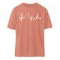 Love Shark - Relaxed Bio T-Shirt - rose clay