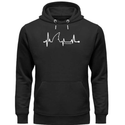 LoveShark - Premium Unisex Bio Hoodie - black