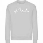 Love Shark – Unisex Bio Sweater – heathergrey