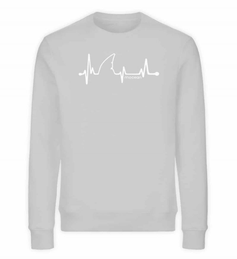 Love Shark - Unisex Bio Sweater - heathergrey