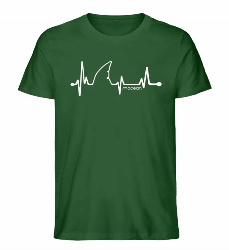 Love Shark - Unisex Bio T-Shirt - bottle green