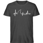 Love Shark – Unisex Bio T-Shirt – dark heather grey