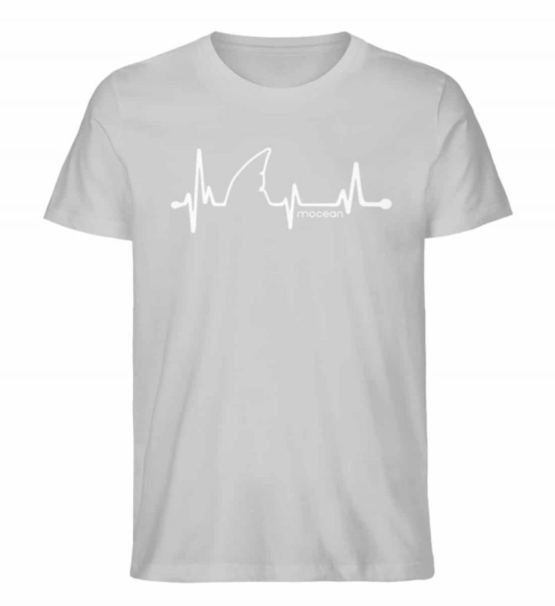 Love Shark - Unisex Bio T-Shirt - heather grey