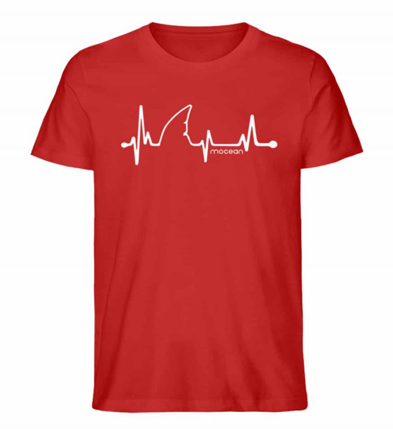 Love Shark - Unisex Bio T-Shirt - red