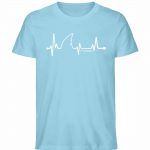 Love Shark – Unisex Bio T-Shirt – sky blue