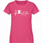 Love Turtle – Damen Premium Bio T-Shirt – pink punch